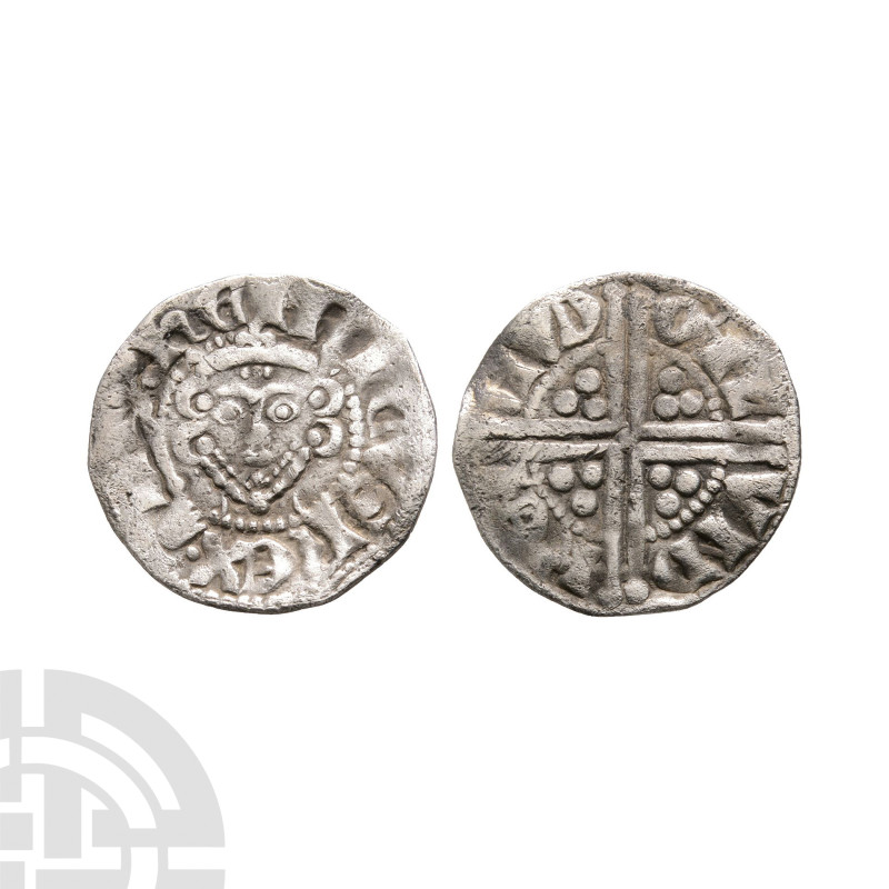 English Medieval Coins - Henry III - London / Renaud - Long Cross AR Penny
1247...