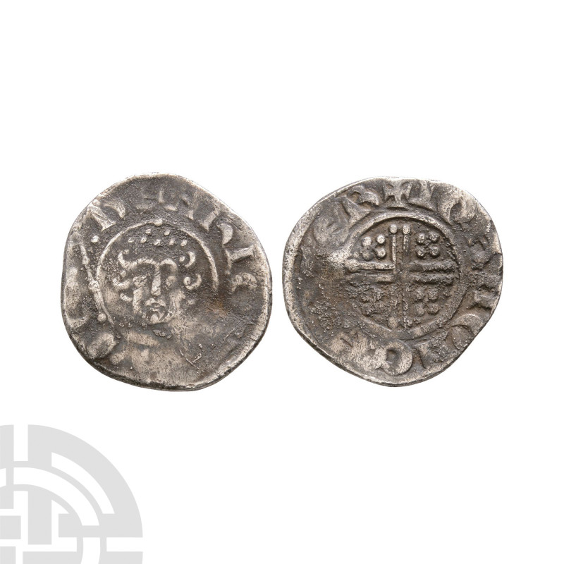 English Medieval Coins - Henry III - Canterbury / Ioan - Short Cross AR Penny
1...