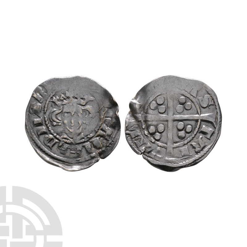 English Medieval Coins - Edward I - Newcastle upon Tyne - AR Penny
1299-1301 A....