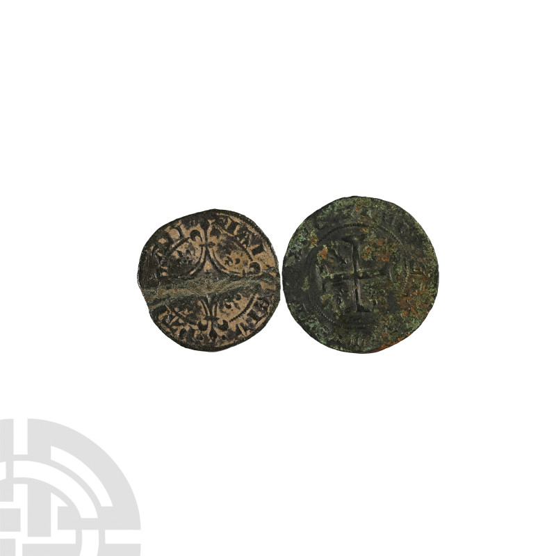 World Tokens - France - Jetons [2]
15th century A.D. Group comprising: IHS and ...