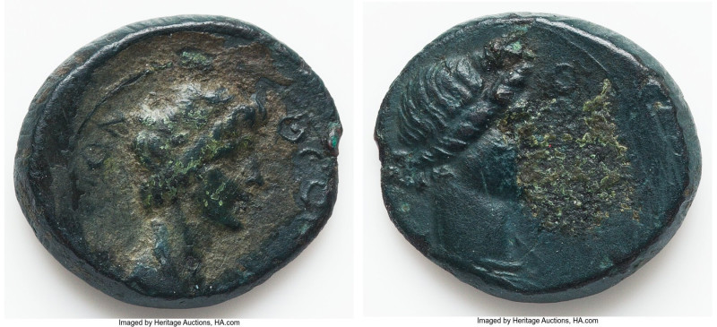 MYSIA. Pergamum. Pseudo-autonomous issues. Ca. 1st century AD. AE (17mm, 3.73 gm...