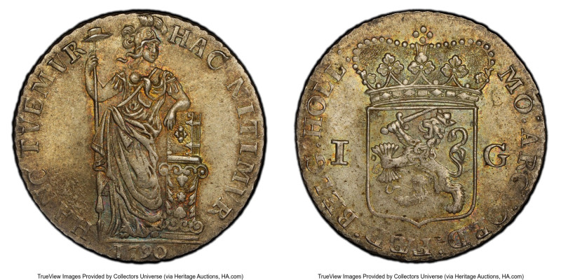 Holland. Provincial Gulden 1790 MS64 PCGS, Dordrecht mint, KM73a. HID09801242017...