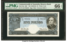 Australia Commonwealth of Australia Reserve Bank 5 Pounds ND (1960-65) Pick 35a R50 PMG Gem Uncirculated 66 EPQ. HID09801242017 © 2023 Heritage Auctio...
