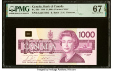 Canada Bank of Canada $1000 1988 BC-61b PMG Superb Gem Unc 67 EPQ. From The Ibrahim Salem Collection HID09801242017 © 2023 Heritage Auctions | All Rig...