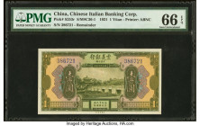 China Chinese Italian Banking Corporation 1 Yuan 15.9.1921 Pick S253r Remainder PMG Gem Uncirculated 66 EPQ. HID09801242017 © 2023 Heritage Auctions |...