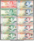East Caribbean States Central Bank Group Lot of 10 Examples with V Suffix Crisp Uncirculated. HID09801242017 © 2023 Heritage Auctions | All Rights Res...