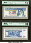 Guatemala Banco de Guatemala 20 Quetzales ND (1983-87) Pick 69pm Front and Back Printer's Models PMG Choice Uncirculated 64 EPQ; Gem Uncirculated 65 E...