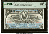 Guatemala Banco de Guatemala 5 Pesos 4.2.1915 Pick S143c PMG Choice About Unc 58 EPQ. From The Ibrahim Salem Collection HID09801242017 © 2023 Heritage...