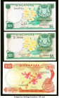 Singapore Group Lot of 3 Examples Very Fine-Crisp Uncirculated. Staining is noted on two Examples. HID09801242017 © 2023 Heritage Auctions | All Right...