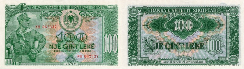Albania, 100 Leke, 1957, UNC, p30
serial number: NH 062337