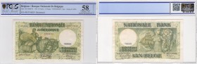 Belgium, 50 Francs-10 Belgas, 1943, AUNC (+), p106
PCGS 58, serial number: 4953.V.0829
