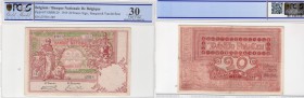 Belgium, 20 Francs, 1919, VF, p67
PCGS 30, serial number: 2755N.387