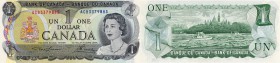 Canada, 1 Dollar, 1973, UNC (-), p85b
Queen Elizabeth II portrait, serial number: ACB 3379885, signs: Lawson / Bouey, break in the upper left corner