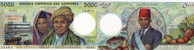 Comoros, 5000 Francs, 1984, UNC, p2a
serial number: O.O3.55405