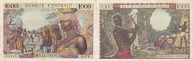 Equatorial African States, 1000 Francs, 1963, AUNC, p5d
serial number: M.3 D 33346