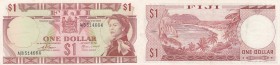 Fiji, 1 Dollar, 1969, AUNC, p59a
Serial No: A/3 514664