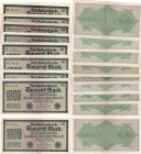 Germany, 1000 Mark, 1922, XF, p76, (TOTAL 8 BANKNOTES)
serial number: E 620155, L 093680, Ka 011286, S 091030, P 362829, E 334145, R 504261, U 048346