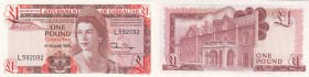 Gibraltar, 1 Pound, 1988, UNC, p20e
Queen Elizabeth II Bankonte, serial number: L 592092