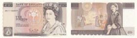 Great Britain, 10 Pounds, 1991-1992, UNC, p379f
Serial No: JN17 722954