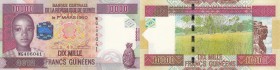 Guinea, 10.000 Francs, 2010, UNC, p45
serial number: WG 406041