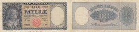 Italy, 1000 Lire, 1947, XF, p82
Serial No: T280 068208