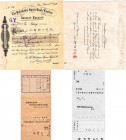 Japan, Yokohama Specie Bank Limited Deposit Receipts 1938, XF, Three Examples
One example is on the eking Branch and dated June 21, 1938,. The other ...