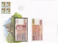 Luxebourg, 100 Francs, 1986, UNC, p58, FOLDER
serial number: Q879365