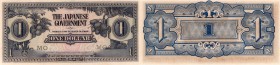 Malaya, 1 Dollar, 1942, UNC
Japanesse Occupation WWII banknote