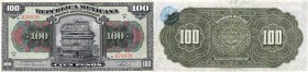 Mexico, 100 Pesos, 1915, XF, M1260a
serial number: M 076870