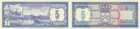 Netherlands Antilles, 5 Gulden, 1984, UNC, p15b
Serial No: 0030941181