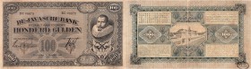 Netherlands Indies, 100 Gulden, 1927, FINE /VF, p73b
serial number: EC 09979