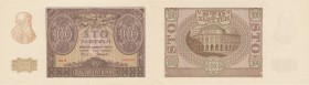 Poland, 100 Zlotych, 1940, AUNC / UNC, p97
serial number: B 0646291