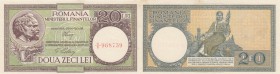 Romania, 20 Lei, 1948, UNC, p79, RARE
serial number: N/6 968739