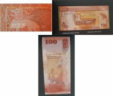 Sri Lanka, 100 Rupees, 2010, UNC, p125b, FOLDER
Commemorative note