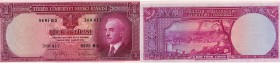 Turkey, 1 Lira, 1942, UNC, p135
serial number: B3 389417, İnönü portrait.