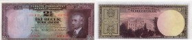 Turkey, 2 1/2 Lira, 1947, XF, p140
serial number: B22 411384, İnönü portrait.