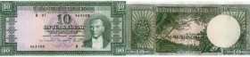 Turkey, 10 Lira, 1963, XF, p161
serial number: B07 363108, Atatürk portrait.