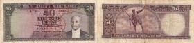 Turkey, 50 Lira, 1964, FINE, p175
serial number: L30 066142, Atatürk portrait.