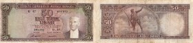 Turkey, 50 Lira, 1971, POOR, p187a
serial number: U57 091352, Atatürk portrait.