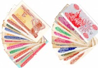 Ukraine, 11 Ukraine banknotes in different conditions
Ukraine, 1 Karbonvanysiv (2), 3 Karbonvanysiv (1), 5 Karbonvanysiv (2), 10 Karbonvanysiv (2), 5...