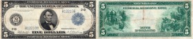 United States Of America, 5 Dollars, 1914, FINE / VF
serial number: 2B B12210B