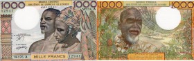 West African States, 1000 Francs, 1978, UNC, p103Am
Ivory Coast, serial number: W.176 A 12941