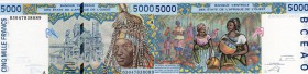 West African States, 5000 Francs, 2003, UNC, p113Am
Ivory Coast, serial number: 03047838089