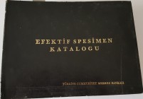 Numismatic Book, Efektif Specimen Katalogu, Türkiye Cumhuriyeti Merkez Bankası
RARE, Turkish, Blak and White, good condition