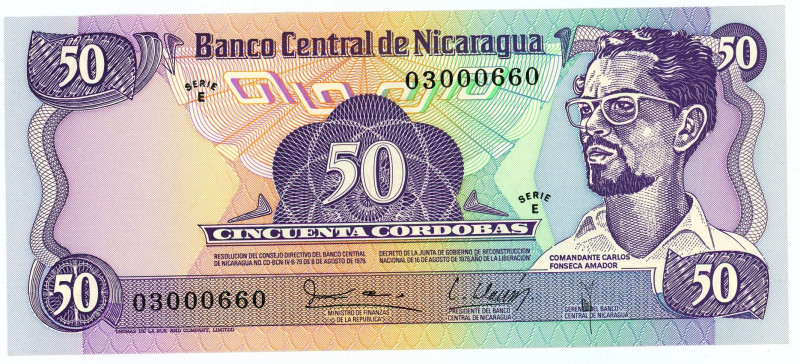 Nicaragua 50 Cordobas 1979

P# 136, N# 228270; # E 03000660; UNC