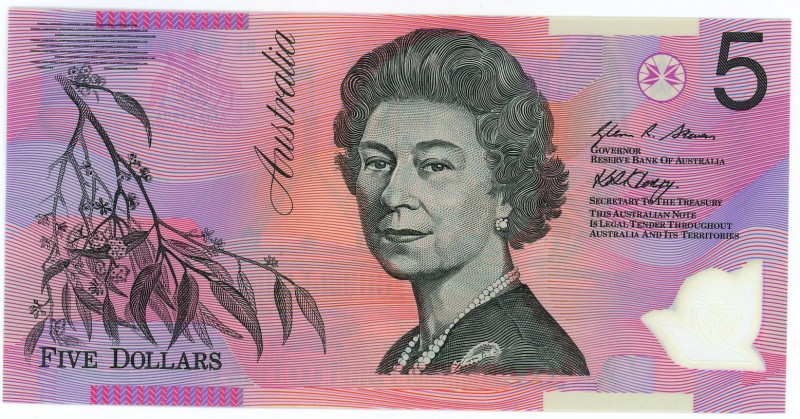 Australia 5 Dollars 2008 (ND)

P# 57f, N# 202731; # BL 08789334; UNC