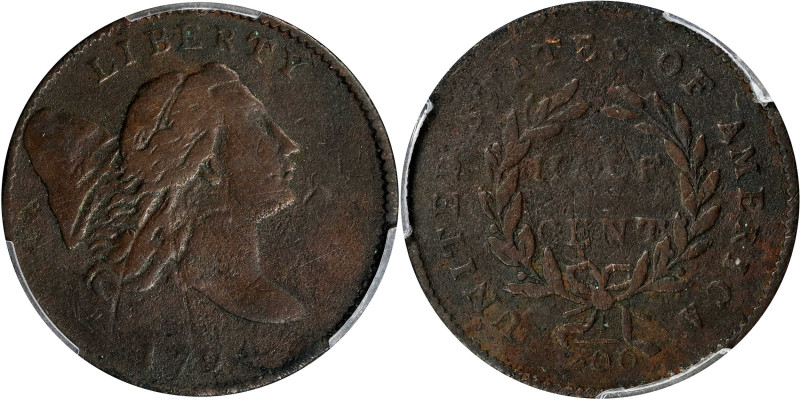 1794 Liberty Cap Half Cent. C-1a. Normal Head, Large Edge Letters. Fine Details-...