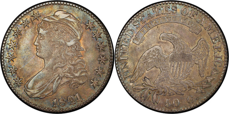 1821 Capped Bust Half Dollar. O-105. EF Details--Tooled (PCGS).

PCGS# 39582. ...