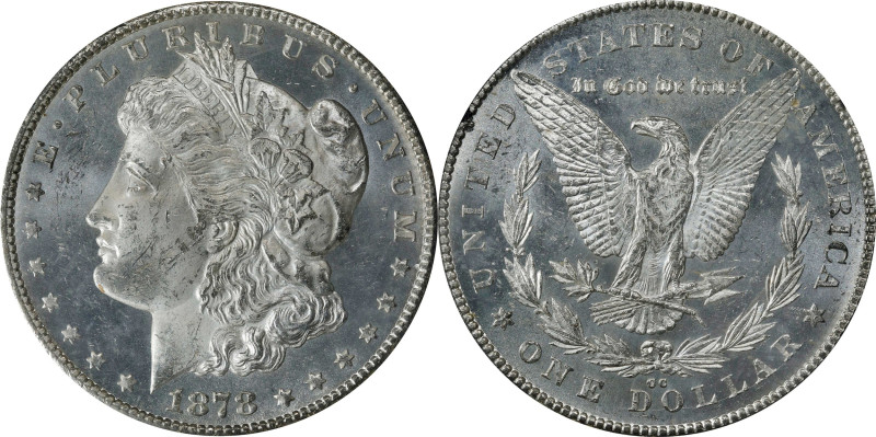 1878-CC GSA Morgan Silver Dollar. MS-63 (PCGS).

The original box and card are...