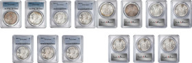 Lot of (7) 1880/9-S Morgan Silver Dollars. MS-64 (PCGS).

PCGS# 7122. NGC ID: 2544.